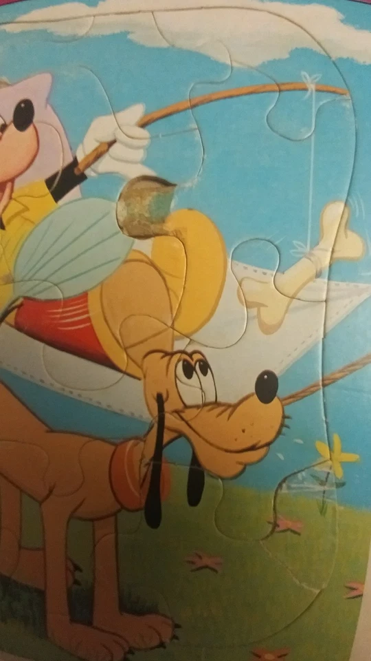 Vintage Mickey Mouse Frame Tray Puzzles, 2 - Image 2 of 2