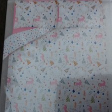 Christmas unicorns duvet Cover Set KING size George Home Asda new only 1