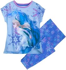 New Disney Store Frozen 2 Elsa Sleep Set for Girls 5 6