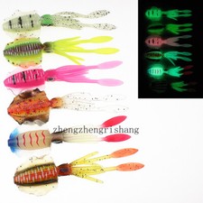UV Luminous with lead squid soft bait deep sea fishing Lure soft bait 15cm/20g