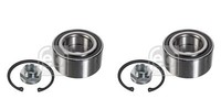 Febi Bilstein 2X Radnabe Radlagersatz Vorne FüR Honda Civic VI Hatchback EJ EK