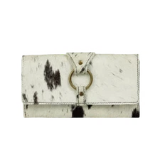 Myra Bag Ladies White Alone Cowhide Wallet S-3125