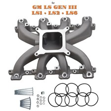 Ls Efi Single Plane Mid-rise Intake Manifold 2600-6800 Rpm For Chevy 4.8-6.0l