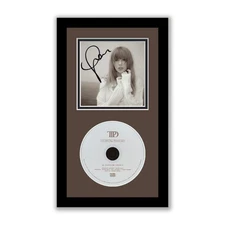Taylor Swift Autographed Signed Framed CD The Tortured Poets Department ACOA