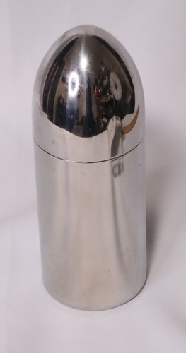 Vintage MCM Silver Bullet Cocktain Shaker 18/10 Stainless Steel 4 pieces