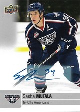 Sasha Mutala #49 - 2019-20 CHL - Base Autograph