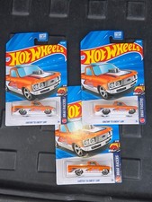 Hot Wheels Custom '72 Chevy LUV Drag Racers Pickup Truck Orange White 1972 Lot