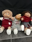 Cabbage Patch Kids Dolls Lot 1984 1985 with Outfits, Shoes, OSU