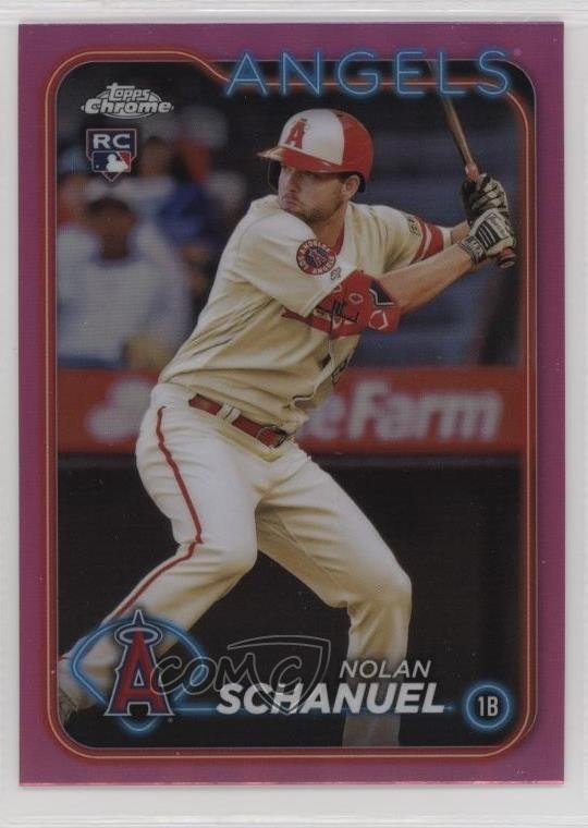 2024 Topps Chrome Pink Refractor Nolan Schanuel #274 Rookie RC 0bc0