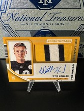 2025 Rookies & Stars Will Howard /25 Freshman Orientation RPA Auto Color Match