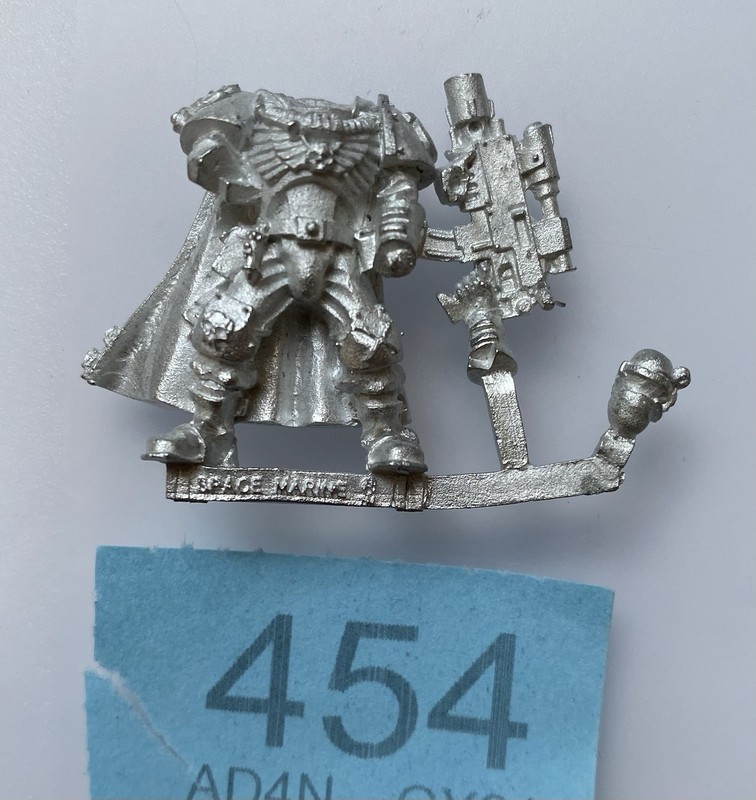 40k Space Marines Ultramarine Scout Sergeant Telion, Metal OOP