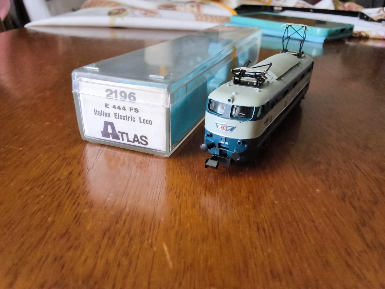 RIVAROSSI ATLAS LOCOMOTORE. ELETTRICO. FS 444.005 ARTICOLO. 2196 SCALA -N- TOPP