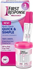 First Response Multi Check Quick  Simple Pregnancy Test Kit, 1 EasyCup Test...
