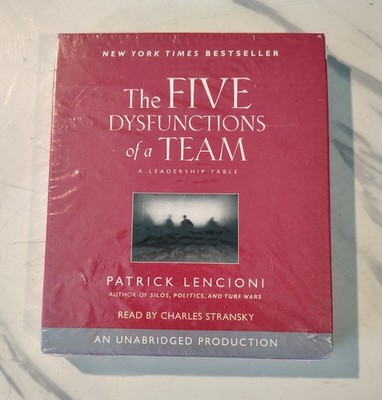 The Five Dysfunctions of a Team Audiobook CD New Sealed Patrick Lencioni