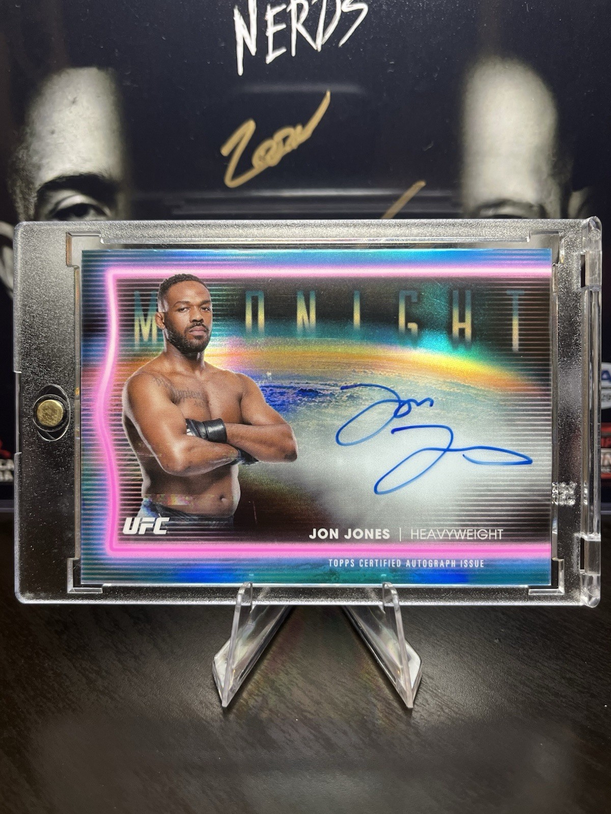 2025 Midnight UFC Jon "Bones" Jones Horizon Signatures Auto (NO PEEL)