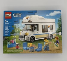 LEGO Holiday Camper Van Set 60283 Vehículo Vacaciones Lego City Set Familia con Bebé