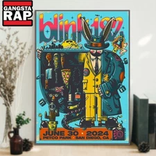 NEW Blink-182 Petco Park San Diego CA June 30 2024 Tour Poster