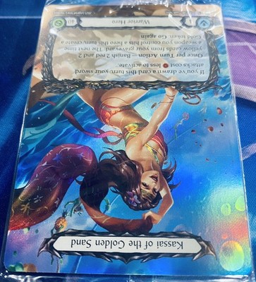 FAB TCG Kassai of the Golden Sand rainbow foil promo Pro Tour