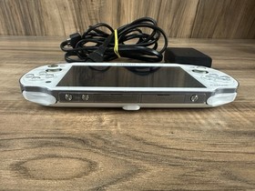 Sony PS Vita PCH-1001 White OLED Console w/ Charger Tested Working