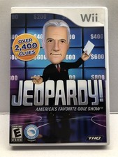 Jeopardy Nintendo Wii Game - Complete with Manual - Tested - Free Ship