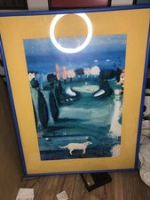 Vintage “Course Dog” Limited Edition Golf Giclée Print Painting - Mike Smith