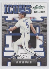 2021 Panini Absolute Icons Green George Brett #I-14 HOF rs2