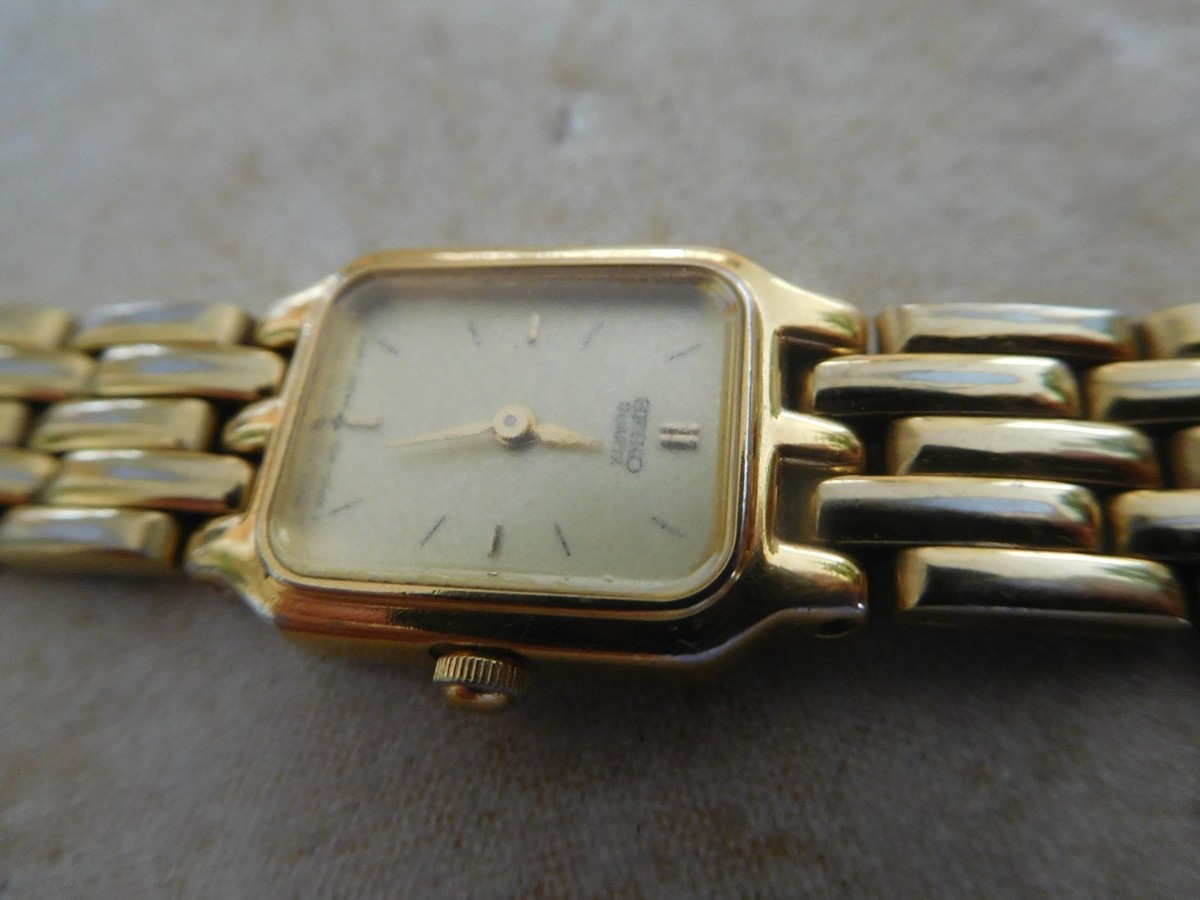 LADIES SEIKO WATCH 1N00-5A10 NEW BATTERY WORKS View 5