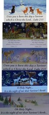 24 Nativity Christmas Sticker Sheet Susan Winget Sarah Summers Animal Church Cat