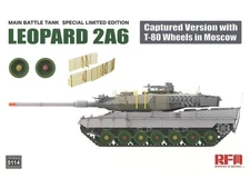 Rye Field Model - Leopard 2A6 Captured Version with T-80 Wheels in Moscow 1/35