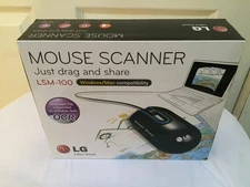 LG Smart Scan Black  Mouse Scanner Model (LSM-100) Windows/Mac Compatible New