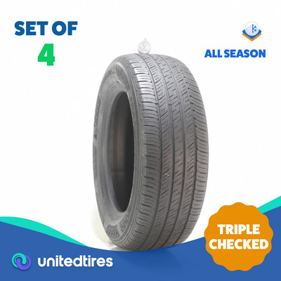 Set of (4) Used 255/60R18 Kumho Crugen HP71 108H - 5.5-7.5/32