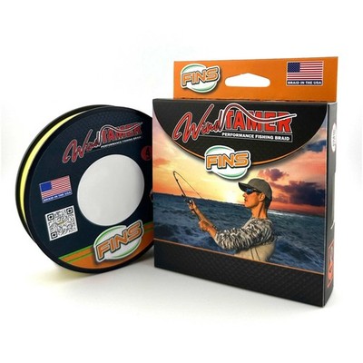 Windtamer Braided Fishing Line   Round No-Wax 4-End Braid, Eliminates Wind Kn...