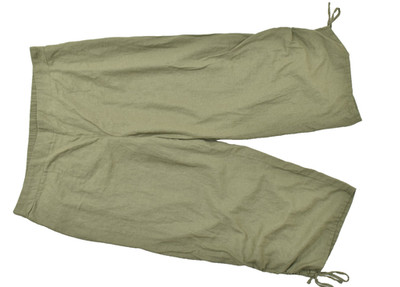 Cato Women's Capri Pants Straight Green Size 18/20W Linen Blend Pull On NEW