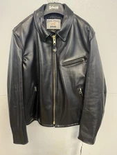 Schott NYC - 689H Black - Horsehide Motorcycle jacket - Size 40 - NWT