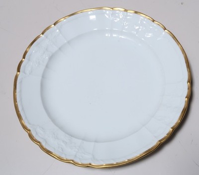 KPM Rocaille mit Goldstaffage,  Kuchenteller 18 cm (mehrere vorhanden)