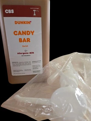 DUNKIN' DONUTS Dunkin Donuts Candy Bar Swirl With New Pump 64 Oz (1.89L)