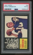 1962 Topps Fran Tarkenton RC #90 PSA 4 "A"