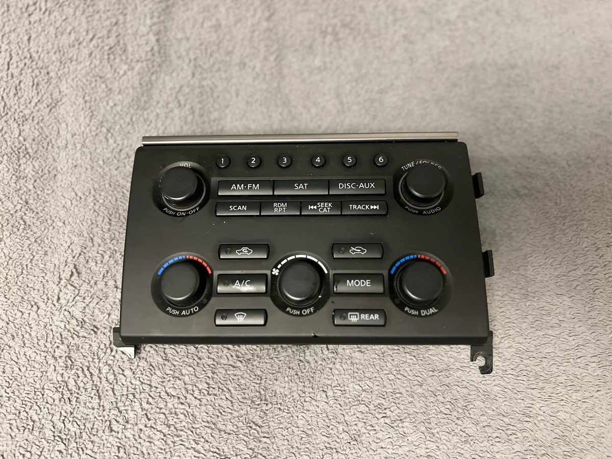 Nissan R35 Switch Panel Ac Stereo GTR 2009 GT-R Used OEM | eBay