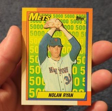 Topps 1990 Nolan Ryan #2 New York Mets Base Set Baseball Card