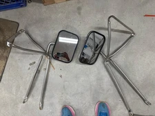 80’s 90’s Dodge Ram 2500 3500 West Coast OEM Stainless Tow Mirrors 1980’s 1990’s