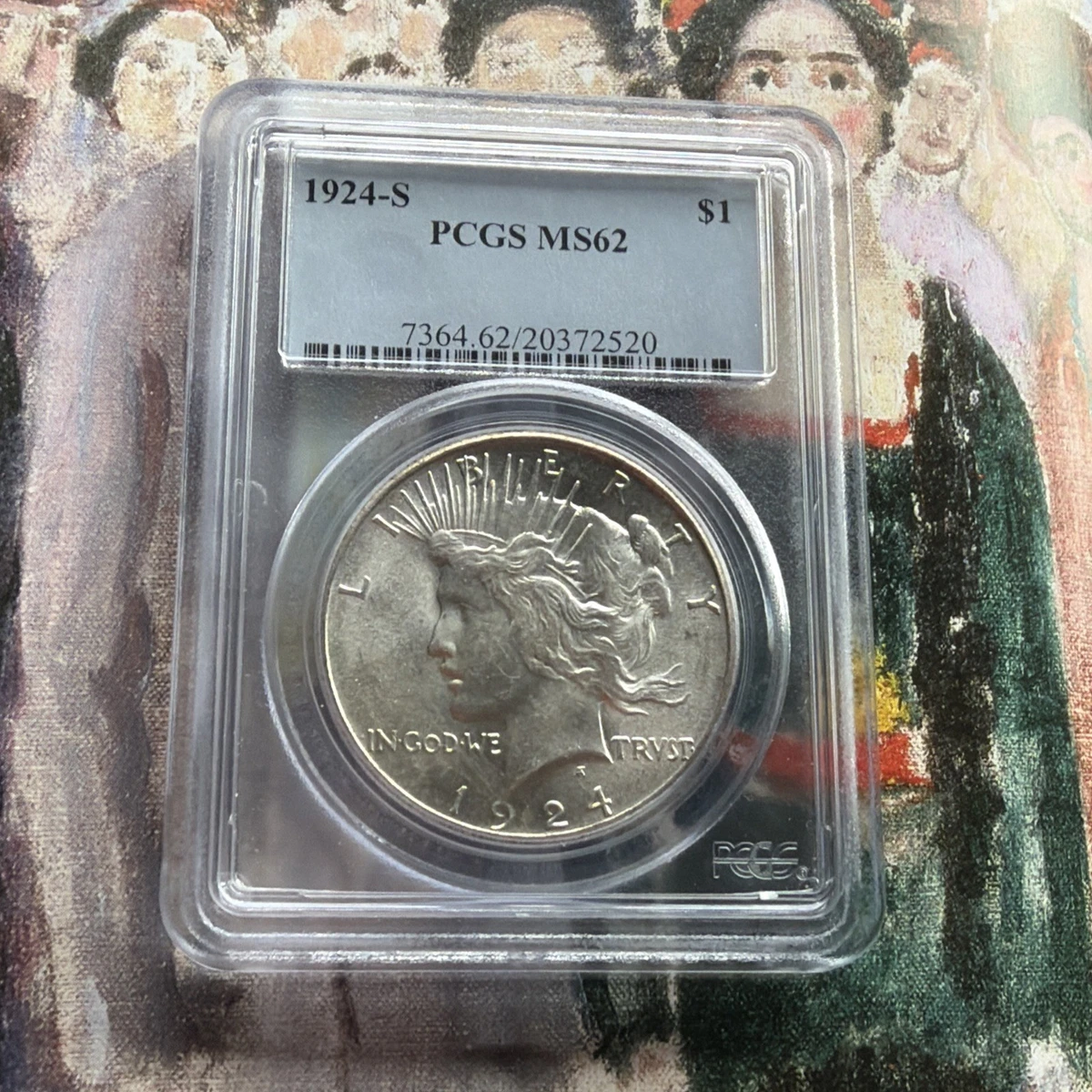 1924 ピースダラー PCGS MS63 銀貨 アメリカ ピースダラー銀貨1924 NGC