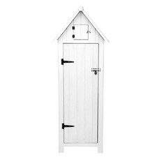 Monster Shop Wooden Garden Shed - White