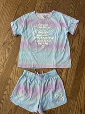 Girls Sleep On It 2-Piece Short Sleeve Pajama Set-Size 10-12