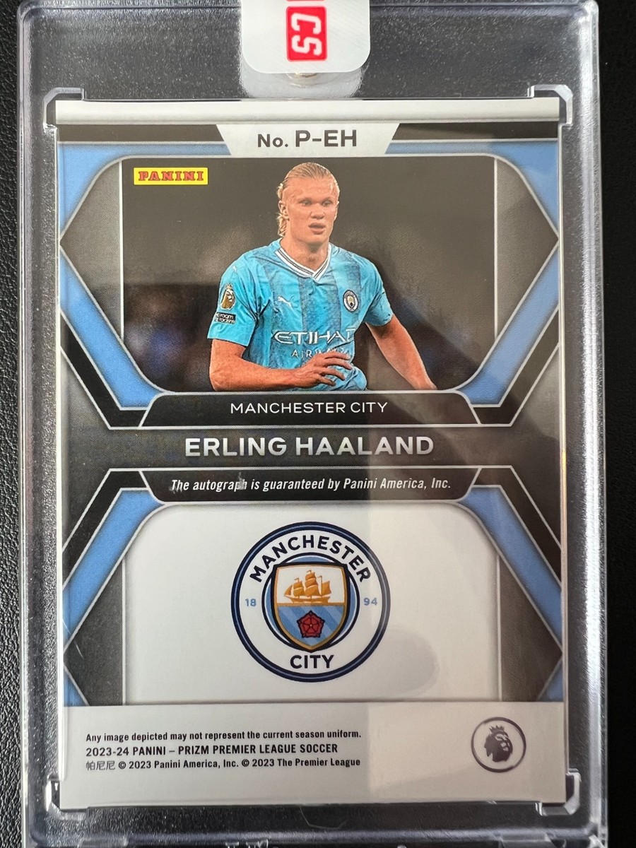 PANINI PRIZM ERLING HAALAND auto 直筆サイン 2023-24 Panini Prizm EPL Erling Haaland - Penmanship Auto - #P-EH