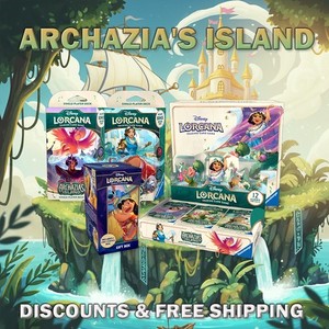 Disney Lorcana: Archazia's Island #1-204 [Near-Mint] [Free Shipping] [Non-Foil]