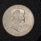 1957 D Franklin Half Dollar