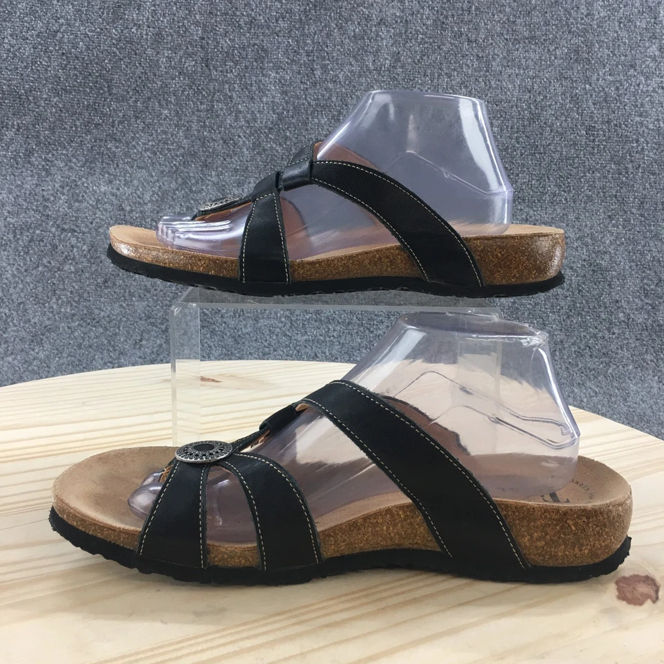 Sandalias Naot para mujer 42 Kate Slide negras sin cordones en lazo informales cómodas parte superior baja Foto 2 de 4