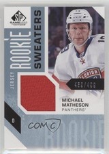 2016-17 SP Game Used Rookie Sweaters 459/499 Michael Matheson #RS-MI 7l6