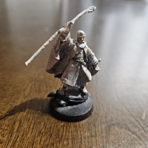 Gandalf The White Early 2000s Metal Miniature Middle Earth Strategy Battle Game
