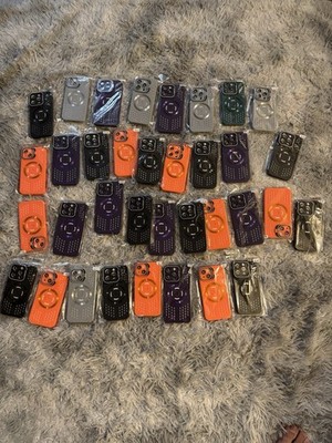 Wholesale Lot of 35pcs Mix iPhone 14,14Pro Max  ,15Pro Max Cases .